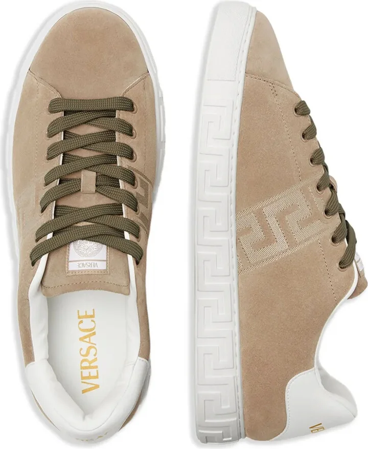 Greca-embroidered sneakers - Image 3