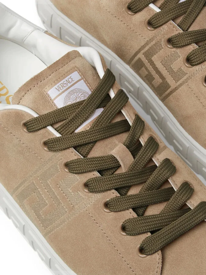 Greca-embroidered sneakers - Image 4