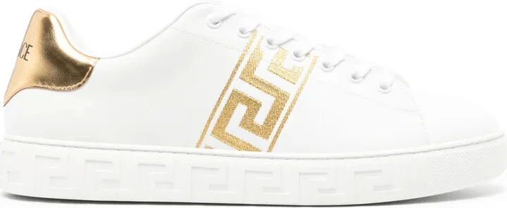 Greca embroidered sneakers