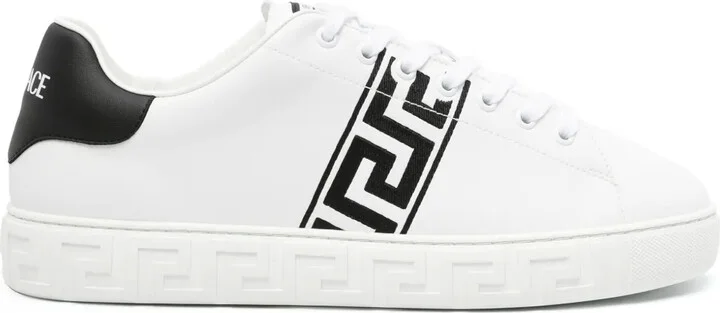 Greca embroidered sneakers