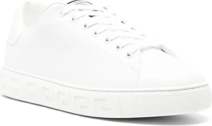 Greca faux-leather sneakers - Image 2