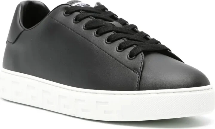 Greca faux-leather sneakers - Image 2