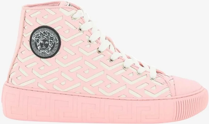 Greca High-Top Sneakers