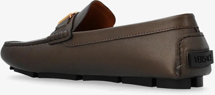 Greca Leather Loafers - Image 2