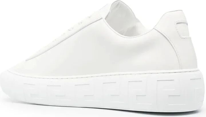 Greca logo-print low-top sneakers - Image 3