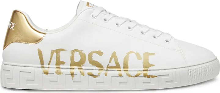 Greca logo-print sneakers