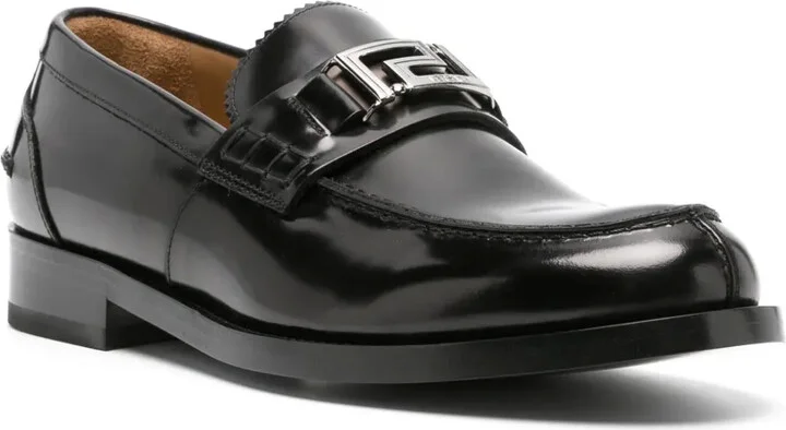 Greca patent leather loafers - Image 2