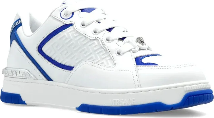 Greca pattern leather sneakers - Image 2