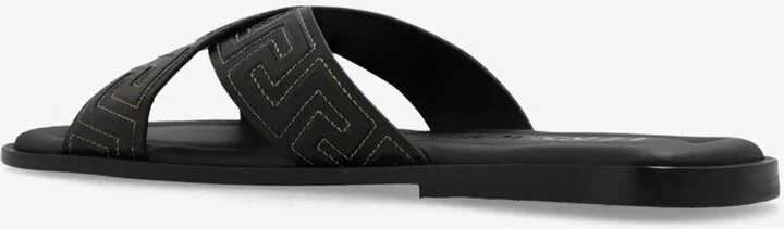 Greca Sandals in Calf Leather - Image 2
