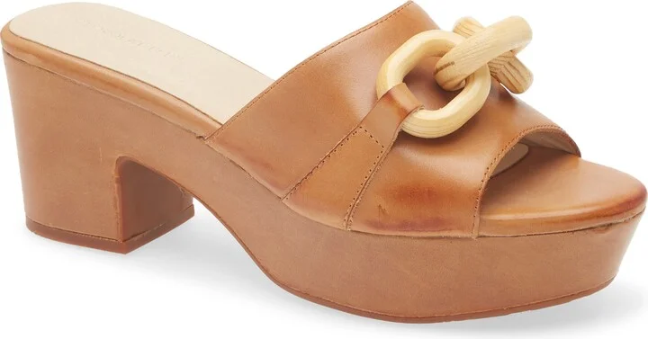 Grecia Platform Slide Sandal