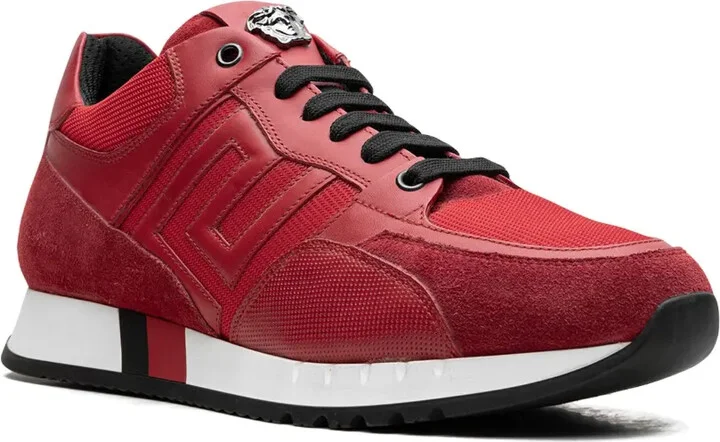 Greek Key Contrast "Red" sneakers - Image 2