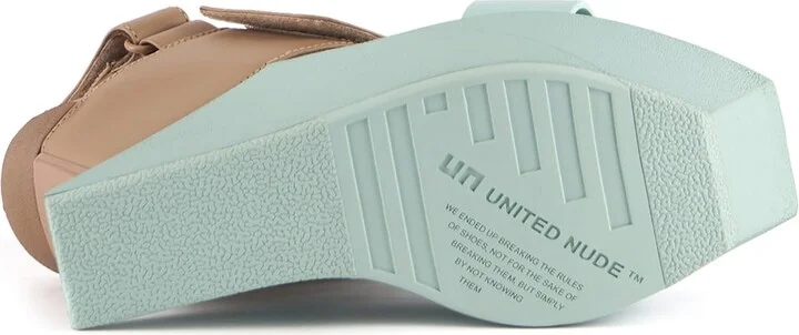 Green / Brown Delta Wedge Sandal - Fresh Mint - Image 6