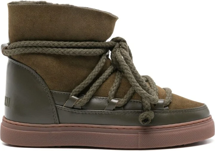 Green Classic Suede Ankle Boots