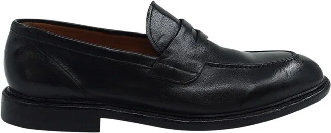 Green George Almond Toe Flat Shoes