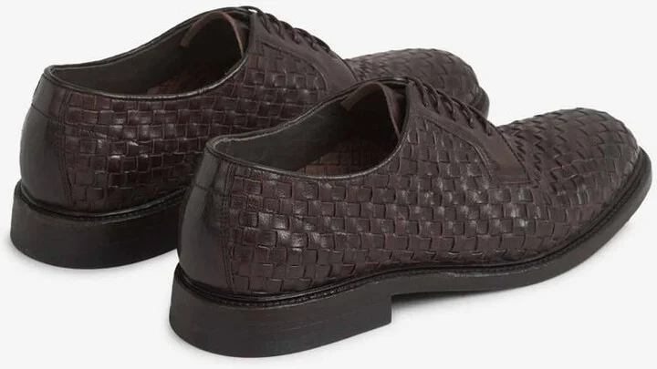 Green George Braided Derby Shoes - Image 3