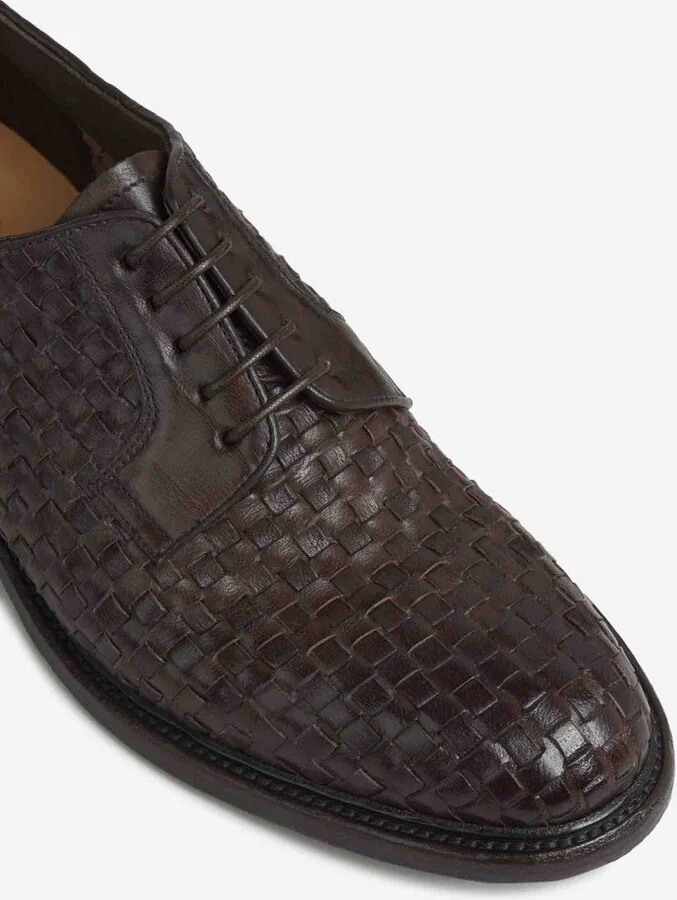 Green George Braided Derby Shoes - Image 5