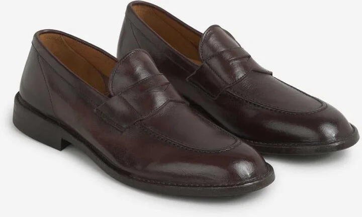 Green George Leather Dress Loafers - Image 2