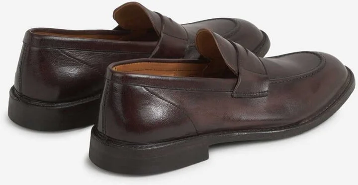 Green George Leather Dress Loafers - Image 3
