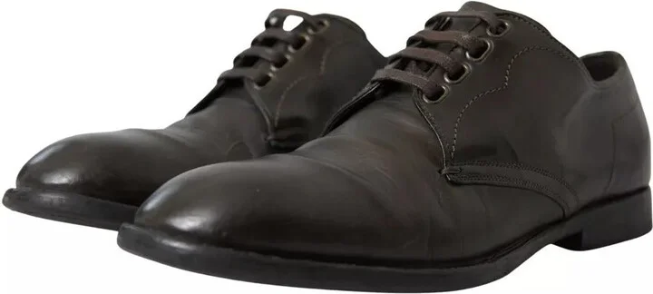 Green Leather Mens Formal Dress Men's Shoes (Pre-Owned) - Image 3