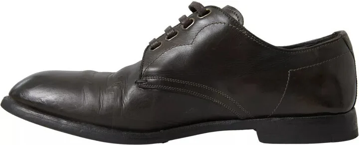 Green Leather Mens Formal Dress Men's Shoes (Pre-Owned) - Image 5