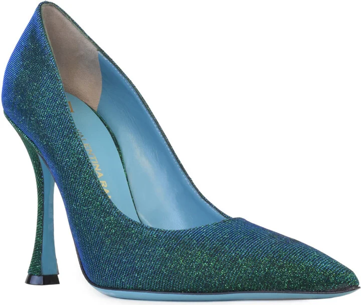 Green Simply Pump Menta Nadia Glitter - Image 3