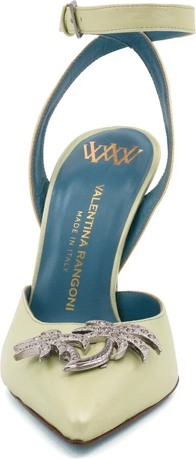 Green Sirena Ankle Pum Esme Pearl Lam - Image 5
