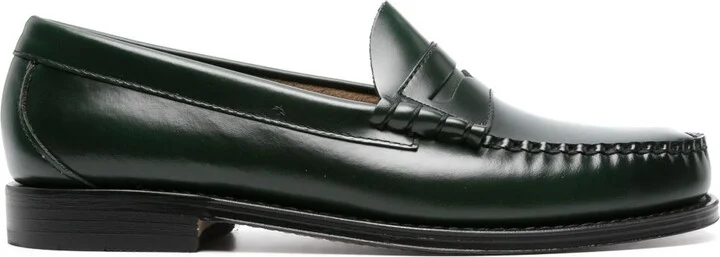 Green Weejuns Larson Penny Leather Loafers