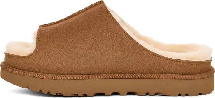 Greenport Genuine Shearling Lined Slide Sandal - Image 7