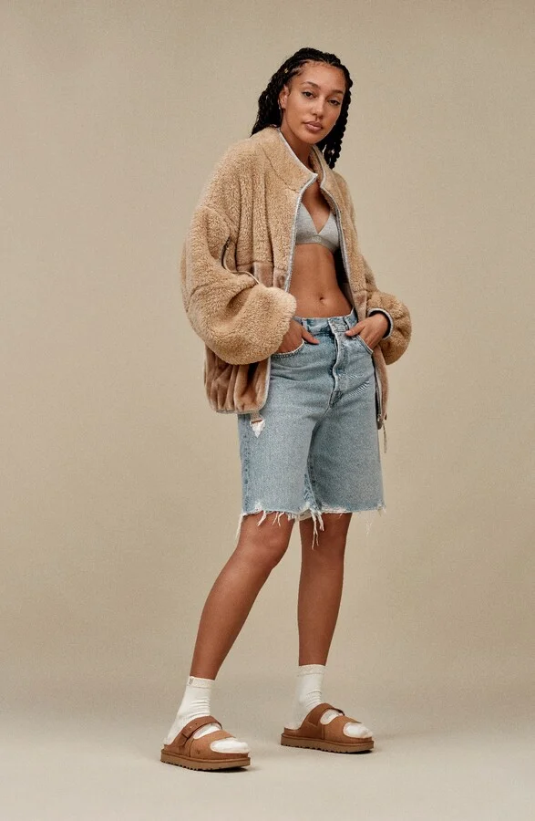 Greenport Genuine Shearling Slide Sandal - Image 2