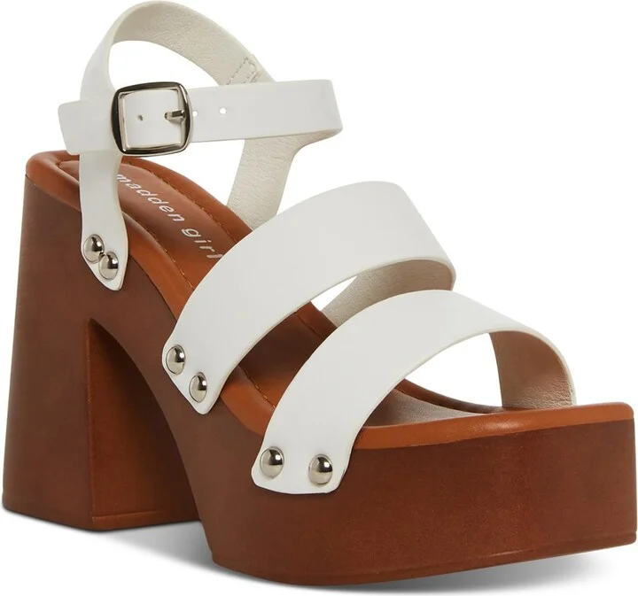 Greenvil Womens Faux Leather Studded Platform Sandals