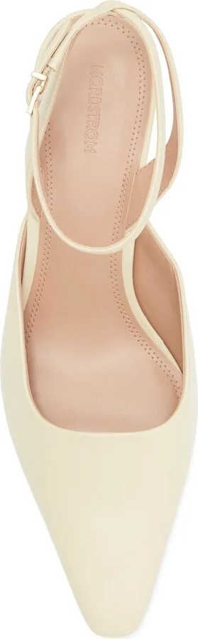 Greenwich Ankle Strap Pointed Toe Slingback Pump - Image 7