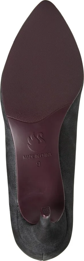 Greer Faux Denim Pump - Image 6