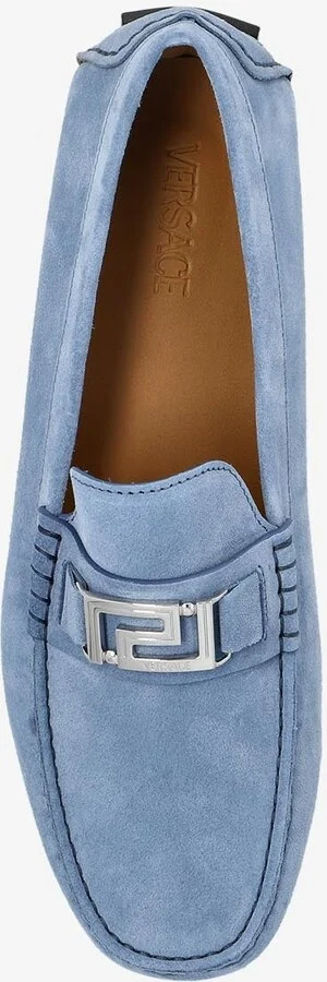 Grega Plaque Suede Loafers - Image 3