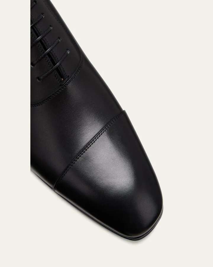 Greggo Men's Lace-Up Leather Dress Shoes - Image 4
