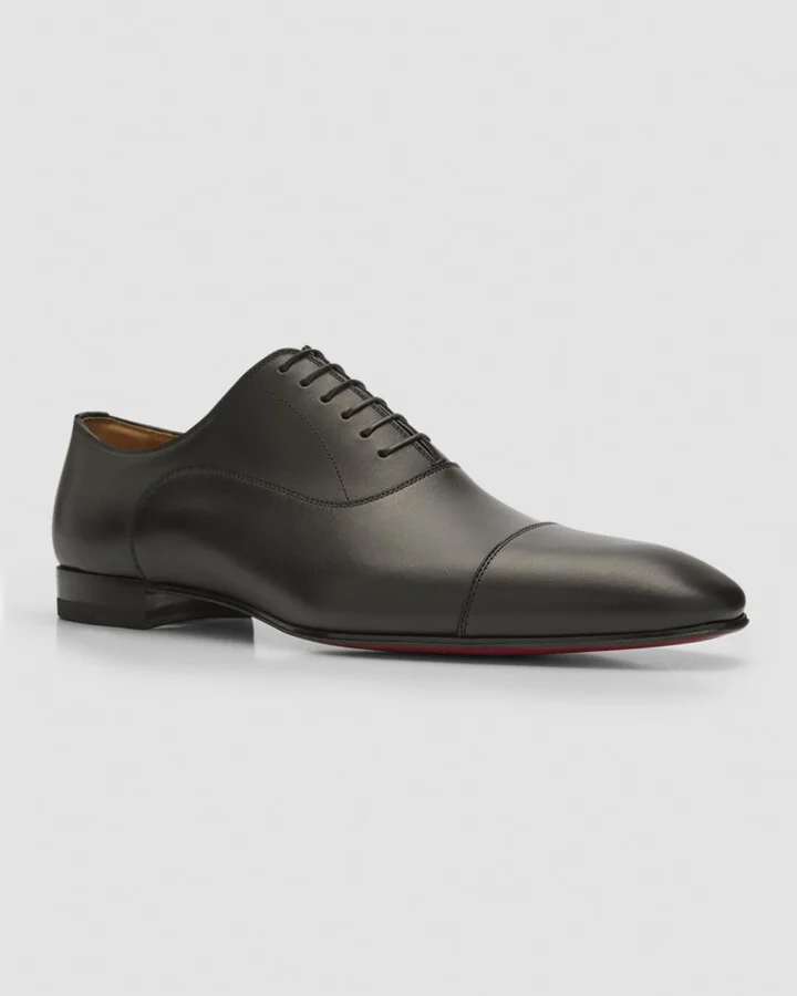 Greggo Men's Lace-Up Leather Dress Shoes - Image 3