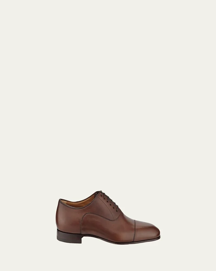 Greggo Patina Calf Leather Red Sole Oxford - Image 2