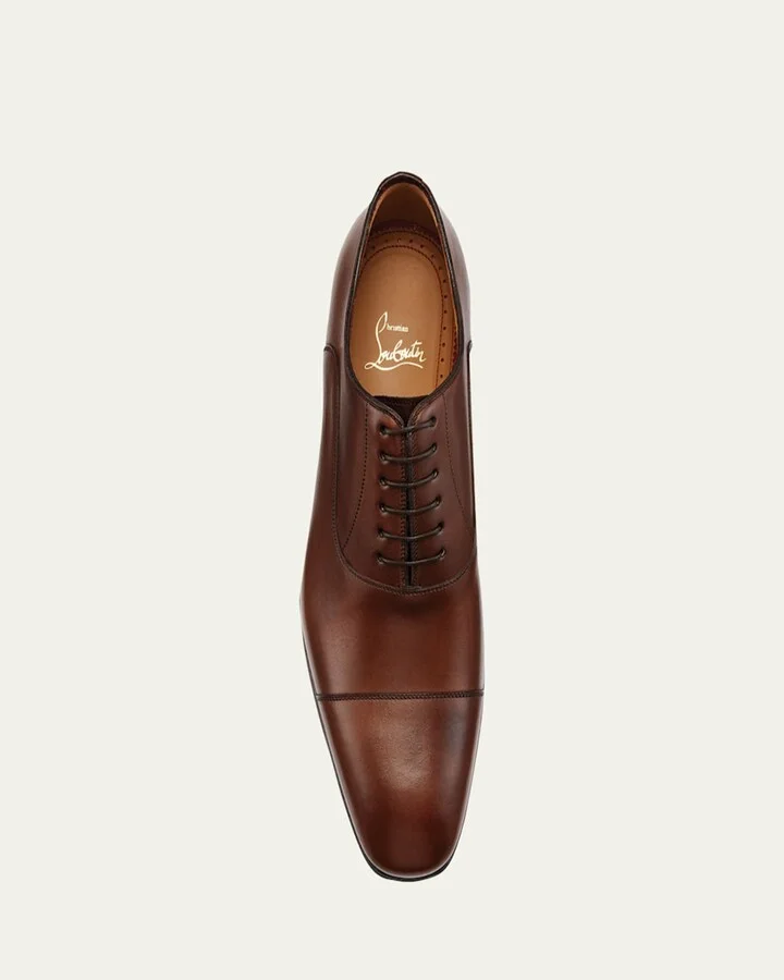 Greggo Patina Calf Leather Red Sole Oxford - Image 4
