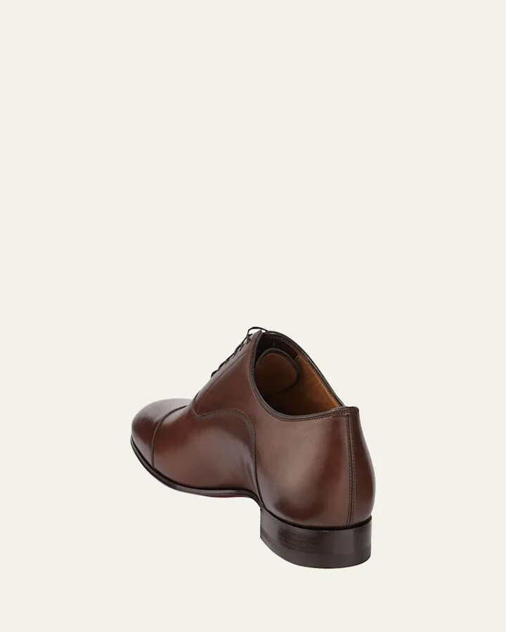 Greggo Patina Calf Leather Red Sole Oxford - Image 6