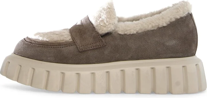Grenelle Wool Trim Platform Loafer - Image 6