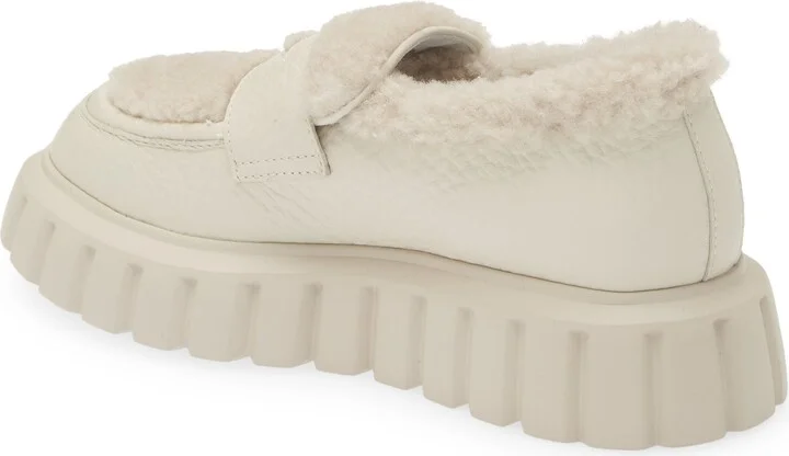 Grenelle Wool Trim Platform Loafer - Image 8