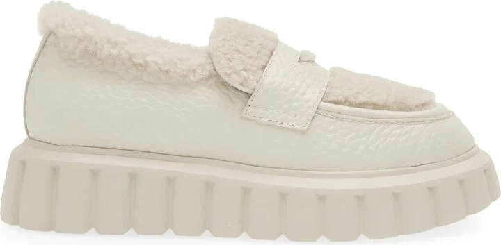Grenelle Wool Trim Platform Loafer - Image 9