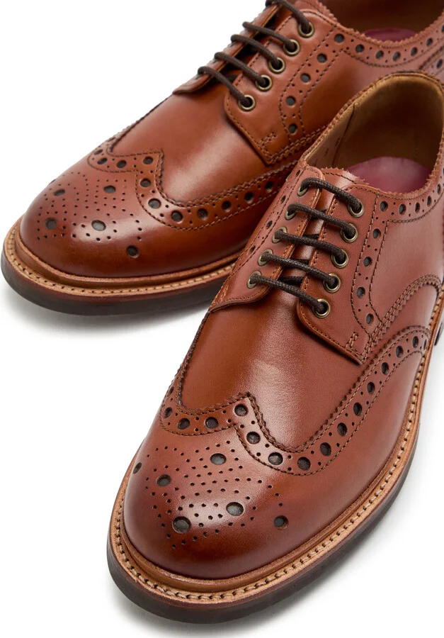 Grenson Archie Leather Brogues - Image 3