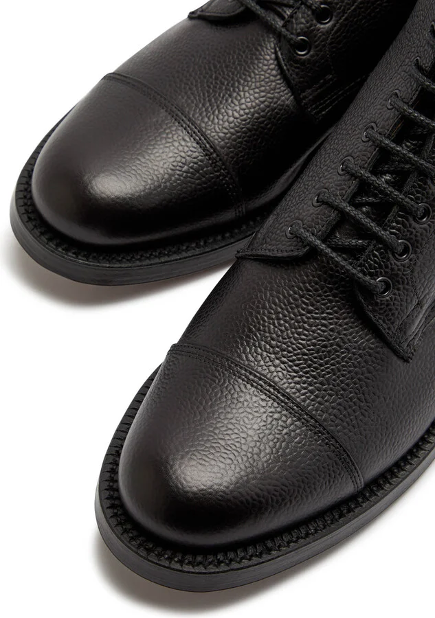 Grenson Shoe 3 Grained Leather Boots - Image 3