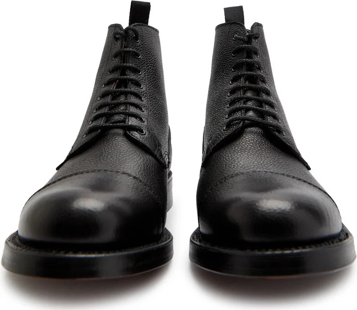 Grenson Shoe 3 Grained Leather Boots - Image 4