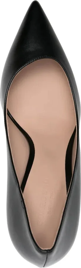 Greta 90mm leather pumps - Image 4