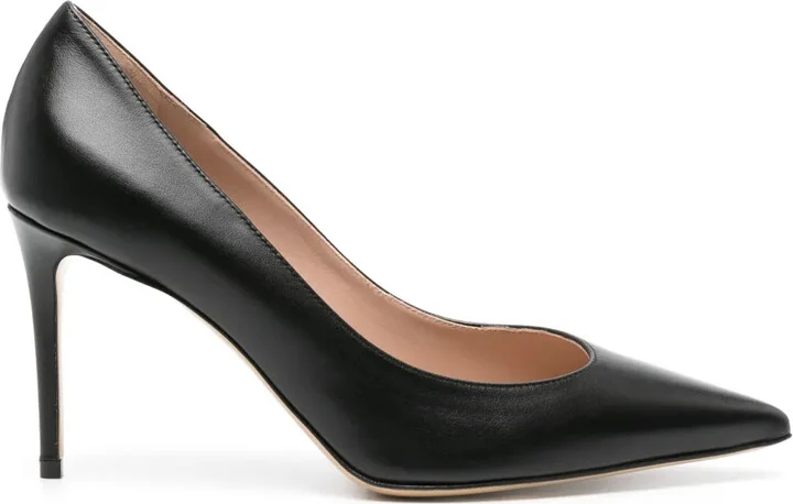 Greta 90mm leather pumps