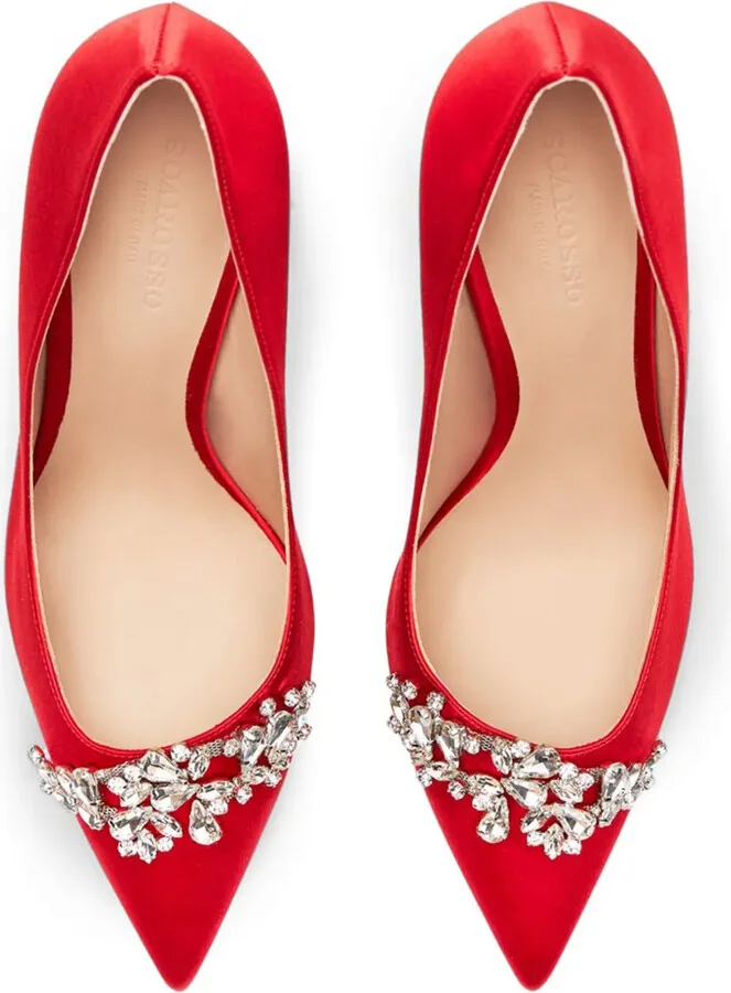Greta 90mm satin pumps - Image 3