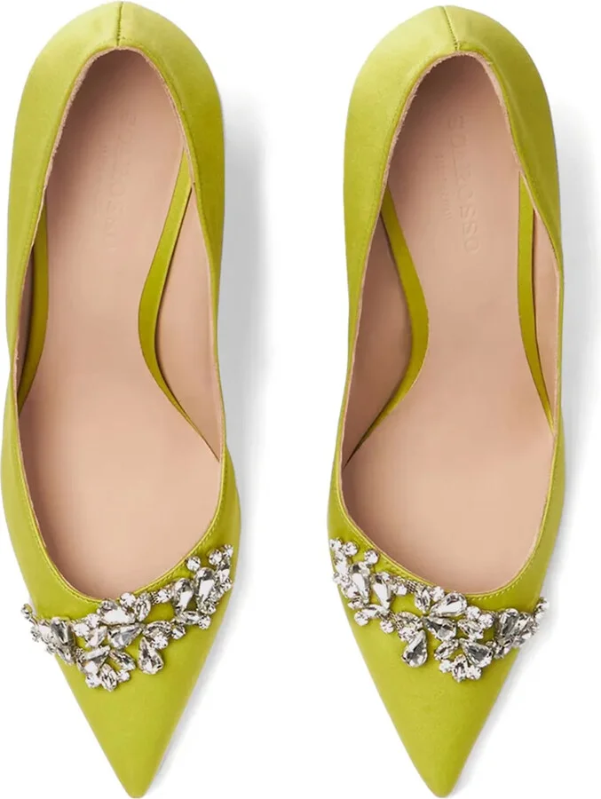 Greta 90mm satin pumps - Image 3