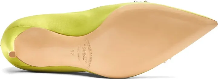Greta 90mm satin pumps - Image 4