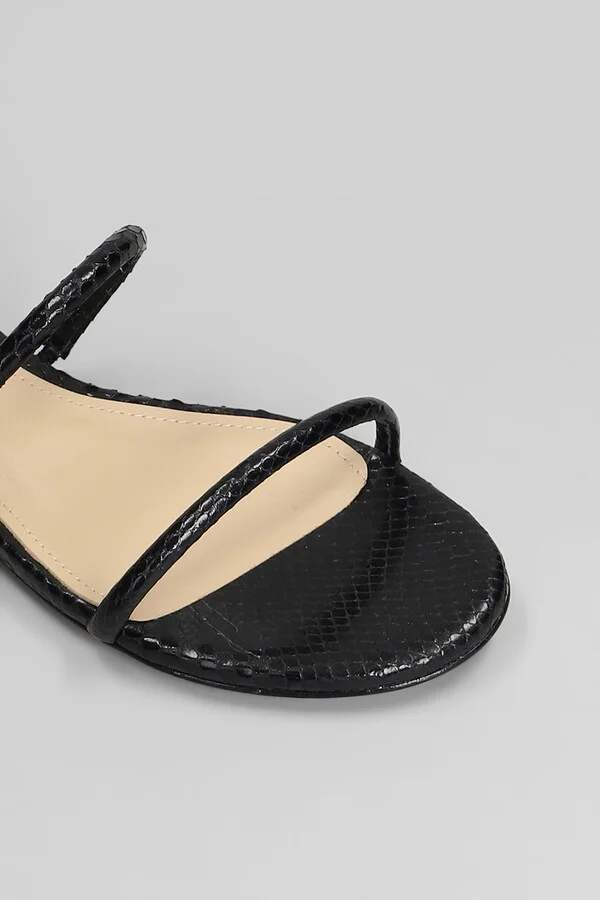 Greta Flat Flats In Black Leather - Image 5